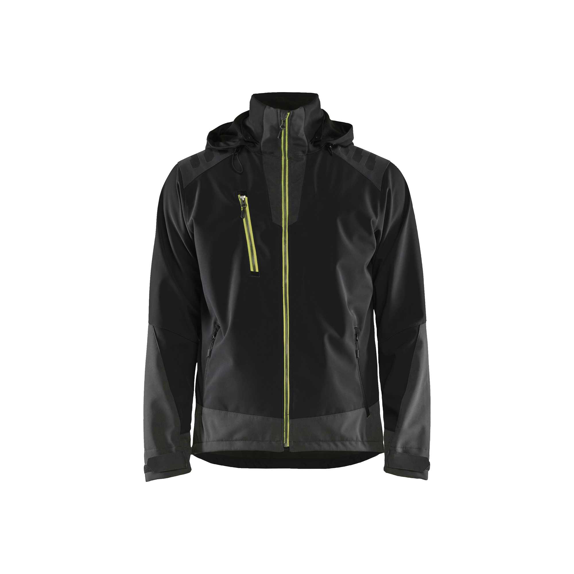 BLAKLADER 47492513 Softshell Jacket Hi Vis Reflective Softshell Work Jacket MEN - Waterproof